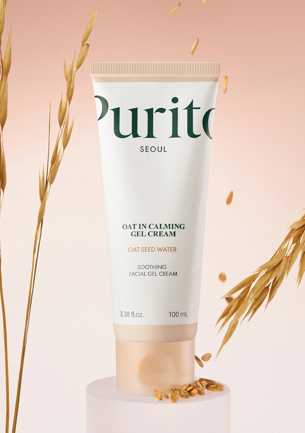 PURITO Oat In Calming Gel Cream with oat ingredients